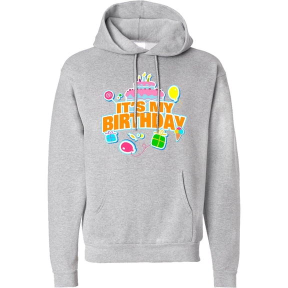 Inktastic It's My Birthday Adult Hoodie Sweatshirt