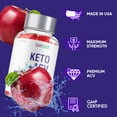 thumbnail image 3 of Slim Fusion Keto ACV Gummies, Slim Fusion Keto Gummies Maximum Strength Formula Apple Cider Vinegar Official For Men and Women 1 Month Supply (1 Bottle), 3 of 6