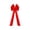 Red, variant on Doghiosgha Large Solid Color Velvet Christmas Bow, Hanging Bow with Long Streamers for Front Door, Wreath, Xmas Tree Decor, 19.7x71 Inch, White