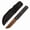 Black, variant on Tenable Foosa Fixed Blade Knife,3.06'' Rose Gold D2 Blade,Black Micarta Handle,G2020A1,with Sheath