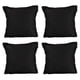 thumbnail image 1 of Cojin Decorativo Cuadrado Set de 4 Belu Negro, 1 of 4