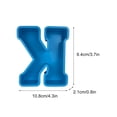thumbnail image 2 of Molde para hornear pasteles con alfabeto, molde de silicona con letras en inglés, letras del alfabeto 3D Wmkox8yii  FHAKJF2300, 2 of 2