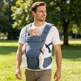 thumbnail image 2 of Newborn Baby Carrier for Toddlers 0-3 Years Old - Ergonomic 2-Position Baby Carrier with Head and Neck Support, Hip-Healthy Positioning, 2 of 5