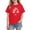 Red1, variant on Posijego Kids Valentines Day Shirts Cotton T-Shirt Girls Boys Cute Heart Graphic Soft Summer Short Sleeve Tees