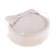 thumbnail image 2 of Sombrero fascinador Yinane de Fieltro de Lana Vintage para Mujer blanco, 2 of 8