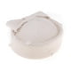 thumbnail image 1 of Boina para mujer, sombrero de lana para otoño e invierno, tocado con plumas y pastillero Blanco, 1 of 9