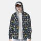 thumbnail image 2 of Balery Rocket Space Sudadera ligera de manga larga con capucha y protección solar UPF 50+ para hombre y mujer, ideal para pesca y running-Medium, 2 of 7