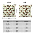 thumbnail image 2 of Pofeuu Cute Bear Print Double-sided plush pillowcase Square Throw Pillow Covers Pillows Cover for Living Room Bedroom Sofa Couch Cushion Cover（No pillow core）-26"x26", 2 of 7