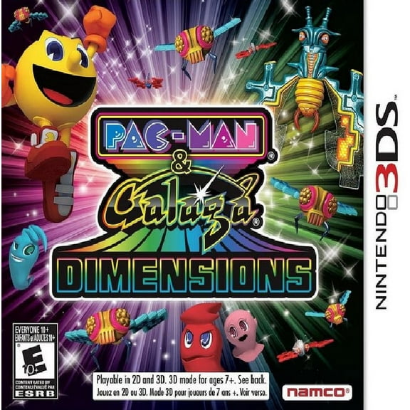 Restored Pac-Man & Galaga Dimensions (Nintendo 3DS, 2011) Video Game (Refurbished)