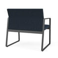 thumbnail image 5 of Gansett Reception Waiting Room Bariatric Chair / Charcoal Steel / Blue, 5 of 5