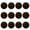 Brown, variant on Velvet Flocked Christmas Ball Ornaments Set - 12pcs Shatterproof Plastic Neutral Hanging Balls for X-mas Tree & Birthday