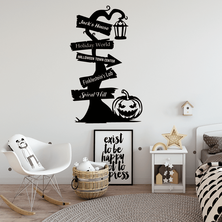 Vinyl Decal- Jack Skellington Nightmare (Pick Size & Color) Car Truck  Sticker