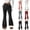 Black, variant on JSROAC Women's Bootcut Yoga Pants 2026 Fleece Lined High Waist Stretch Thermal Trousers Winter Warm Slim Fit Loungewear Bottoms with Pockets