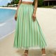 thumbnail image 1 of TaTaai Women's Spring Summer Chiffon Skirt Printed A Line Elastic Waist Maxi Long Skirt Flowy Casual Beach Daily Gift, 1 of 7