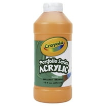 Crayola Portfolio Acrylic Paint, Brilliant Orange, Pint