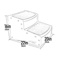 thumbnail image 3 of Pet Gear Easy Step II escaleras extra anchas para mascotas, 2 pasos/para gatos y perros de hasta 200 libras, Chocolate, Extra ancho, 3 of 4