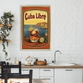thumbnail image 2 of Stupell Industries Cuba Libre Vintage Cocktail Gold Framed Floater Canvas Wall Art design by Andreas Magnusson, 31 x 21, 2 of 9