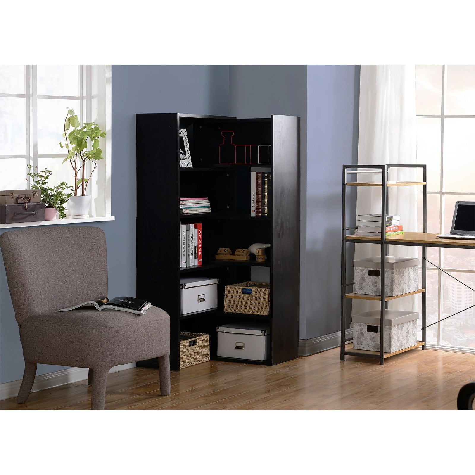 Homestar Flexible And Expandable Shelving Console Com