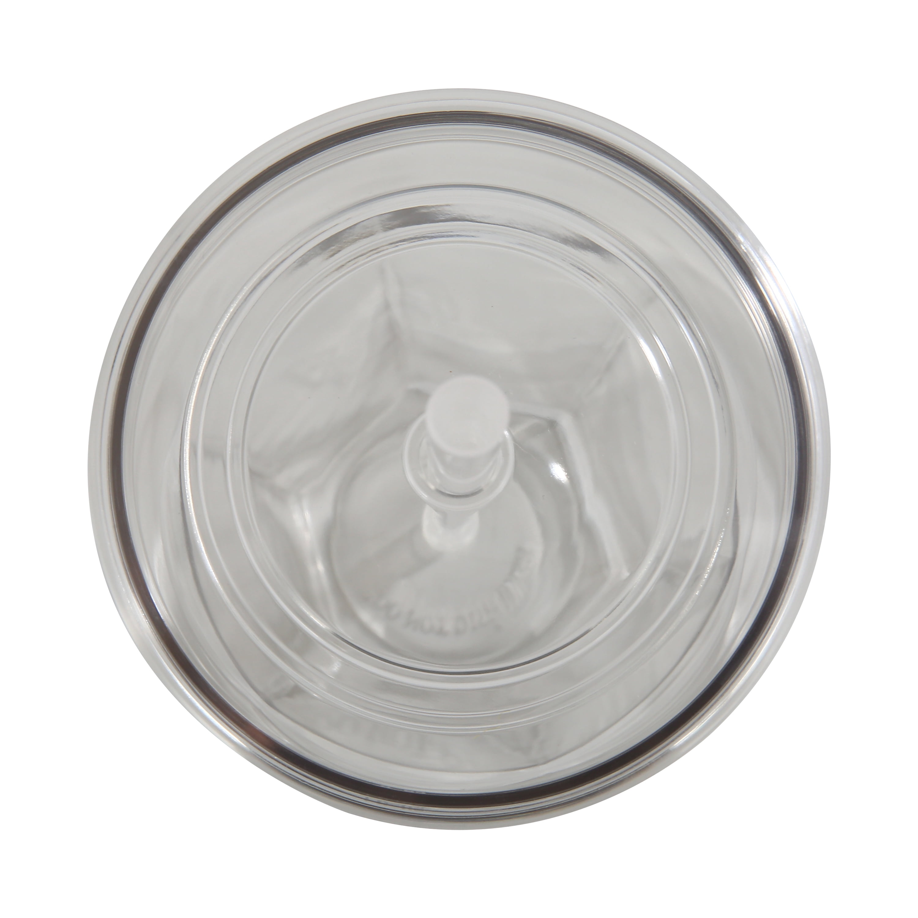 Mainstays 20oz Clear Plastic Tumbler with Screw Top Lid and Straw