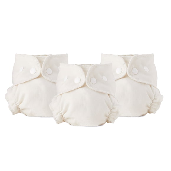 Conjunto interior de pañales de tela certificado como orgánico para bebés de 3 a 16 kg