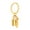 Gold, variant on Stainless Steel Lock with Key Urn Locket Cremation Jewelry for Ashes Urn Keyring Lockets for Ashes Keepsake Keychain Memorial Jewelry