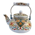 thumbnail image 3 of Jarra de bebida de tetera de té de esmalte con agua resistente al mango de agua hervidor de agua bota de esmalte floral para cocina hirviendo agua de A, 3 of 8