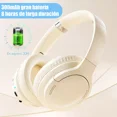 thumbnail image 4 of Audifonos Cancelacion Ruido Diadema Inalámbrico ANC918 Bt5.3 color Blanco, 4 of 8