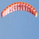 thumbnail image 3 of Cometa Acrobática Doble línea Stunt Parafoil Parachute Rainbow Sports Beach Kite (naranja), 3 of 8