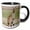 Black/White, variant on 3drose, Australia, Perth, Yanchep National Park. Western Gray Kangaroo., 11oz Two-tone Red Mug