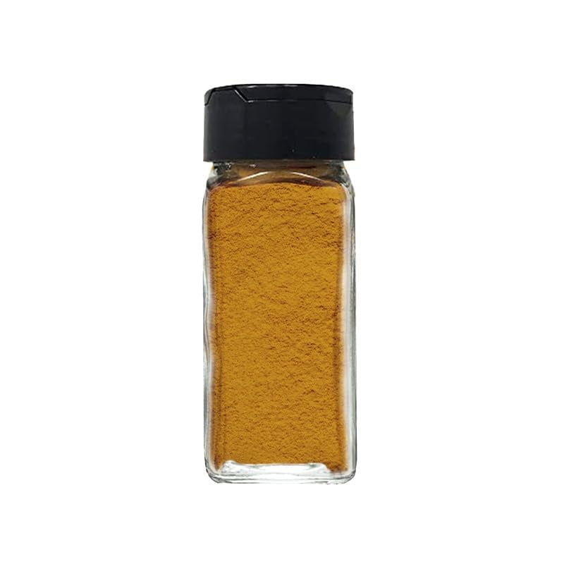 Pride of India - PACK of 6 - Natural Turmeric Ground – Traditional Indian Spice – Pantry Essential – Curcumin Rich For Curries/Lentil/Meat/Pilaf – Easy to Use – 2.6 oz. Small Dual Sifter Jar