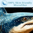 thumbnail image 3 of Star Shark Cozy Microfiber Printed Throw Blanket - Soft, Warm, and Lightweight - for Sofa, Bed, Couch, Office, and Camping, 3 of 6