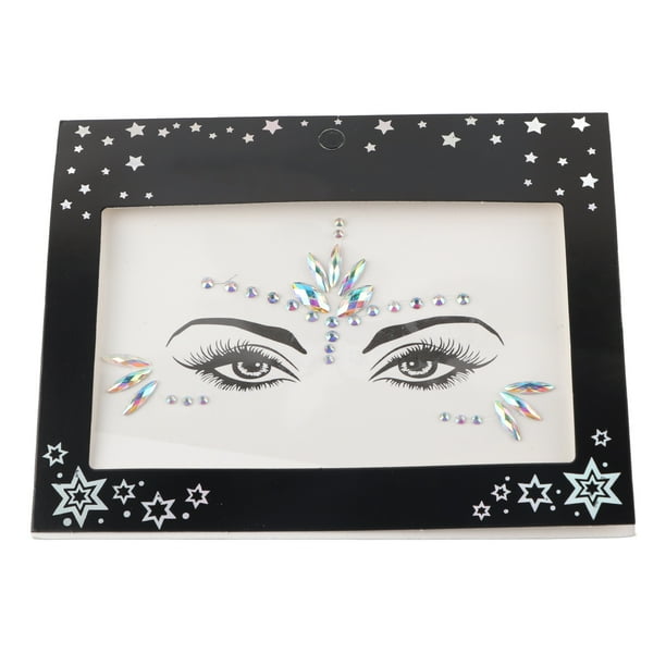 Pegatinas de diamantes de imitación NikouMX para la cara
