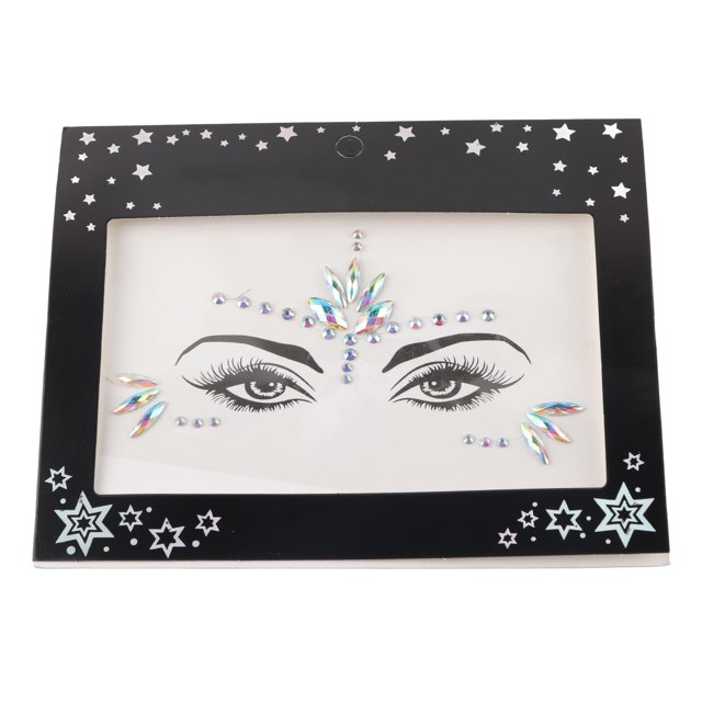 Glitter Eyes Face Rhinestones Sticker Festival Makeup Temporary Face Stickers Decorations