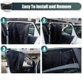 thumbnail image 6 of KANCOKIT Car Magnetic Window Shade for Baby,  Universal Car Sunshades for Side Window, Anti UV Cars Window Covers, 100% Protection from Sunlight & Heat, Easy to Install Vehicle Curtian for Sleeping, 6 of 9