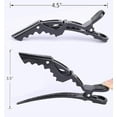 thumbnail image 3 of HH&LL Hair Clips for Women – Wide Teeth & Double-Hinged Design – Alligator Styling Sectioning Clips of Professional Hair Salon Quality - 10Pack (Mixing), 3 of 10