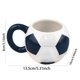 thumbnail image 3 of 1. Taza De Cerámica Con Diseño De Fútbol Americano Y Gran Capacidad Perfecta Para Los Amantes Del Deporte Vajilla Y Uso Doméstico, 3 of 7