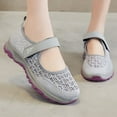 thumbnail image 3 of Mostsola Walking Shoes Women Mesh Comfort Orthopedic Shoes Adjustable Non Slip Mary Jane Shoes, 3 of 6