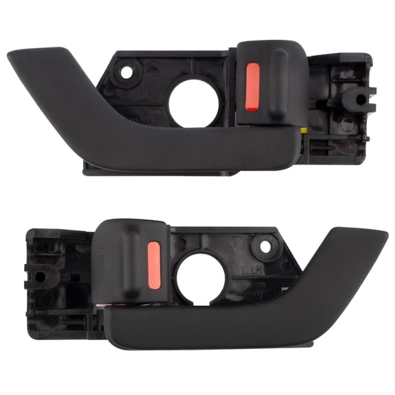BOXI 80497 (set of 2) Left Driver Side & Right Passenger Side Inside Interior Door Handles Fit for Hyundai Tiburon 2003 2004 2005 2006 2007 2008 Matte Black | Replaces 826102C000LK 826202C000LK