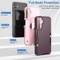 thumbnail image 4 of for Galaxy A14 5G Phone Case,Samsung A14 5G Case [Shockproof] [Dropproof] [Screen Protector],Heavy Duty Protection Phone Case Cover for Samsung Galaxy A14 5G (WineRed Pink), 4 of 14