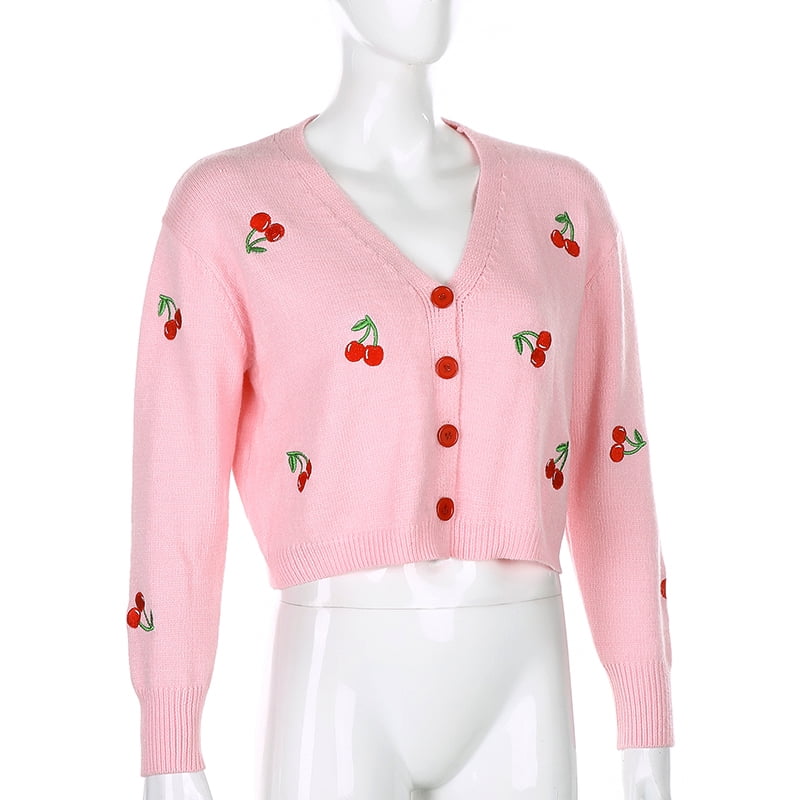 Women Loose Knitwear, Long Sleeves V 
