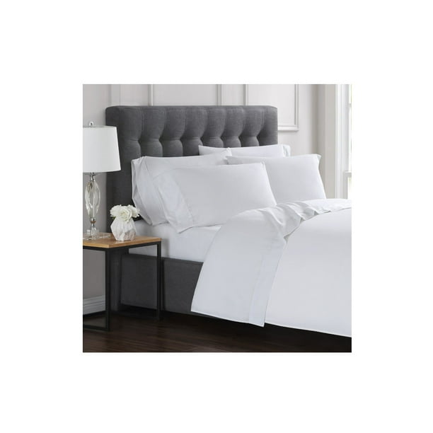 London Fog 4Piece Twin/Twin XL Luxury Sheet Set, Cloud