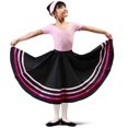 thumbnail image 4 of Filles Jupe de Danse Jupe Longue Ballet Wrap Jupe Rayures Maxi Jupe Robe de Danse pour Ballet Danse, 4 of 5