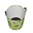 thumbnail image 5 of Uemuo Cute Dinosaurs Cartoon Pattern Circular Laundry Hamper Basket with handles,Collapsible laundry basket,Large capacity laundry hamper,Laundry Organizer-Medium, 5 of 8