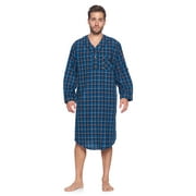 Ashford & Brooks Mens Woven Long Sleep Shirt Nightshirt