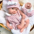 thumbnail image 1 of Muñeca Bebé Reborn Yokyyi de Silicona Completa 33 cm Realista Niña, 1 of 7