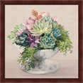 thumbnail image 2 of Great Art Now Festive Succulents Blush by Julia Purinton, 2 Piece Framed Art Set Each 13"W x 13"H, 2 of 3