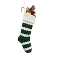 thumbnail image 3 of Knitted Hosiery Christmas Stocking, Embroidered Holiday Gift Bag, 18 Inch Decorative Fireplace Mantle Sock for Home Festive Decor,Vsgery, 3 of 7
