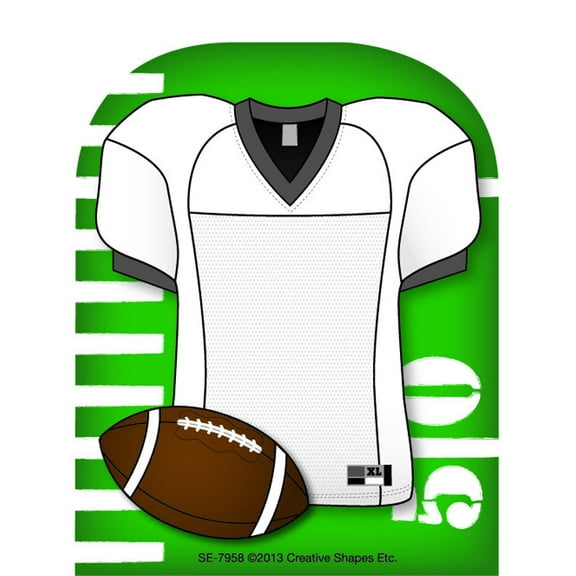 SHAPES ETC. Mini Notepad - Football Jersey