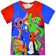 thumbnail image 2 of Swimwear Kids Boys Roblox Rainbow Friends Printed Tops Shorts With Swimming Cap 3pcs Swimsuit Summer Bathing Suit, 2 of 4