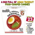 thumbnail image 2 of Raindrops Gummy Candy Noodles Takeout Box with 6 Kinds of Candies - Yummy Shrimp, Egg, Vegetables and Toppings Made from Gummies, Ropes and Marshmallows - Fun and Unique Candy Gifts (1 Box), 2 of 2